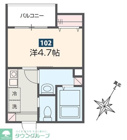 MELDIA小川の物件間取画像